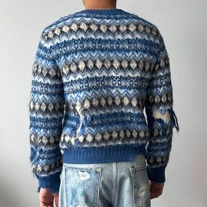 Maison Margiela Jacquard Knitted Jumper